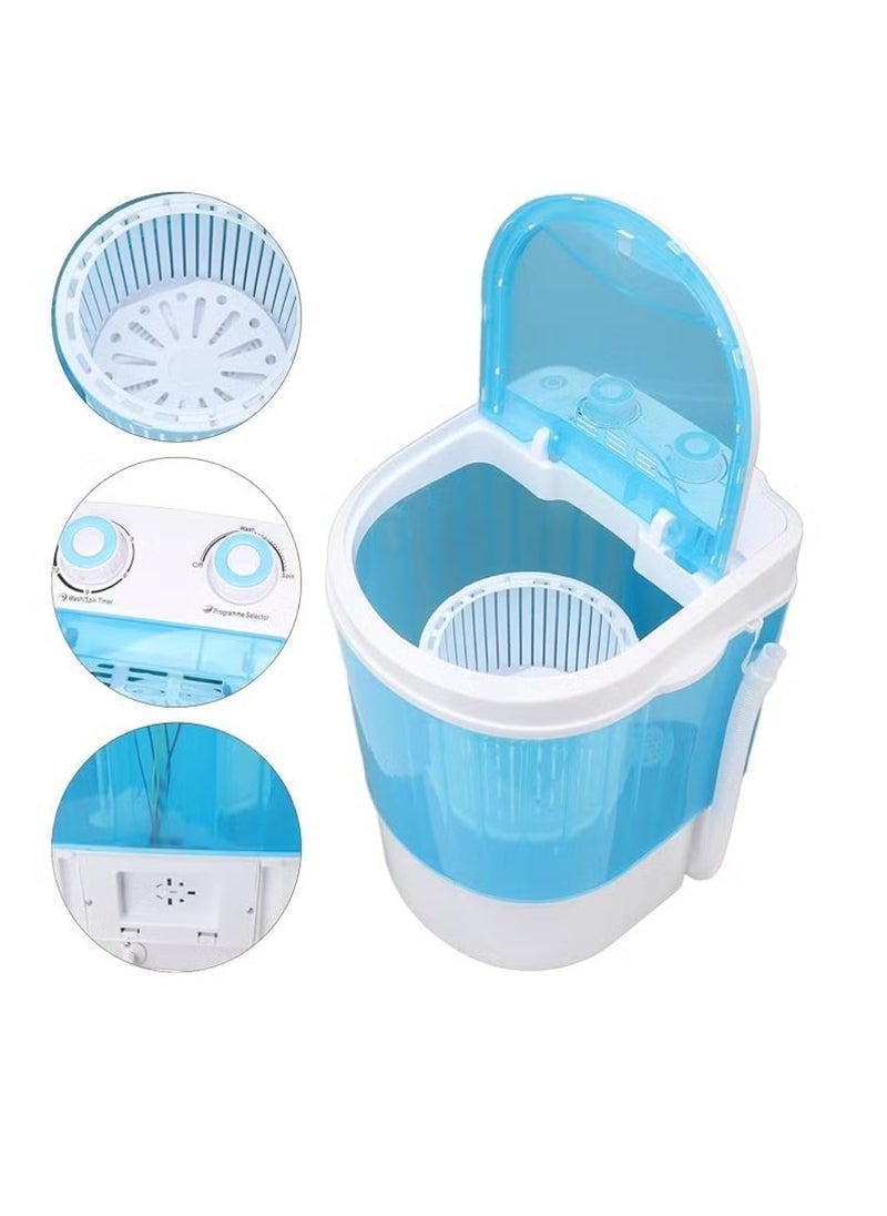 ELTRAZONE Home All-in-One Mini Washing Machine – Compact & Portable Washer with Dryer Basket Combo (Color 2) – Best for Small Loads, Easy Handling & Storage, Ideal for Apartments, Dorms, Travel, and Small Spaces – Energy Efficient and Convenient - Image 3