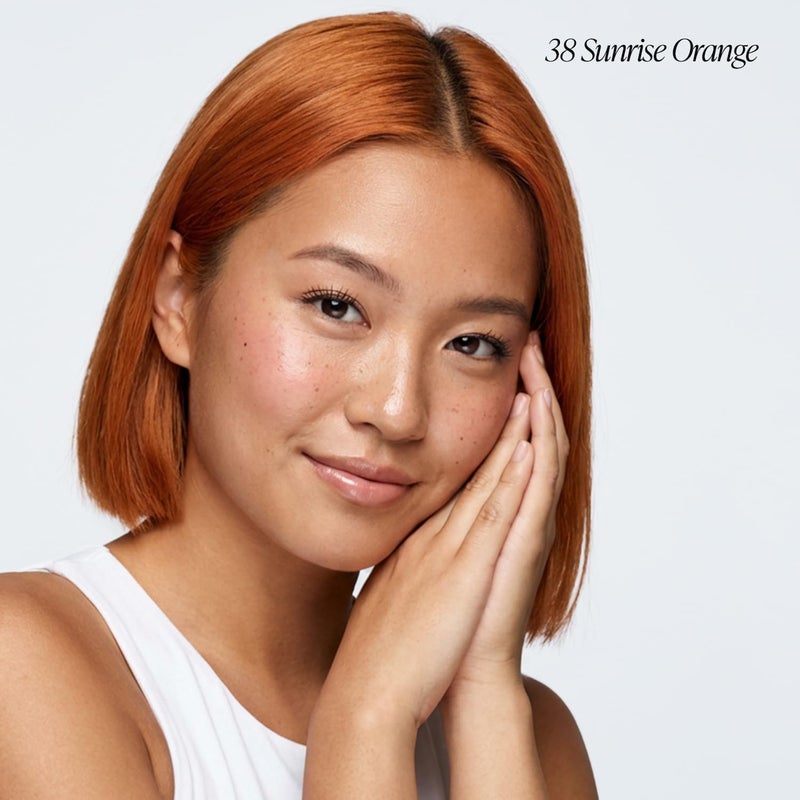 Adore Semi Permanent Hair Color (038 Sunrise Orange) | Vegan & Cruelty-Free Orange Hair Dye | No Ammonia, No Peroxide, No Alcohol | 4 Fl Oz (Pack of 1) - Image 2