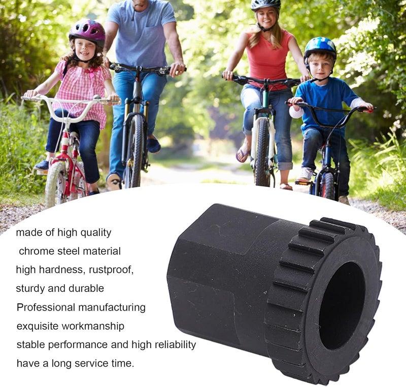 klarako Lock Ring Nut Remover, 24 Teeth Chrome Steel Rear Hub Locking Ring Nut Installation Removal Auto Bikes Repairing Tool for DT Swiss 3 Pawl Star Ratchet - Image 2