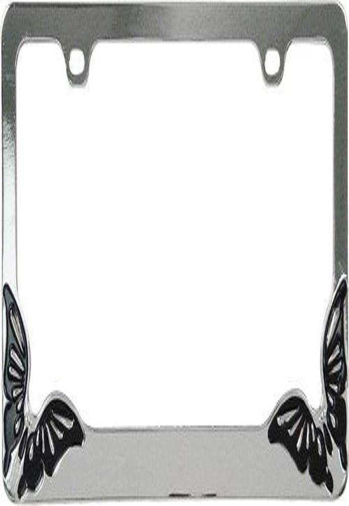Custom Accessories 92707 Metal Butterfly Design License Plate Frame - Image 5