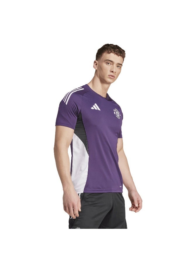 Adidas Mufc Tr Jsy Purple Football Jerseys For Men XS - Image 5