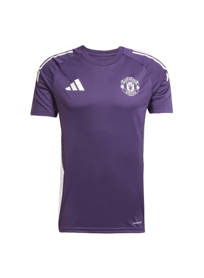 Adidas Mufc Tr Jsy Purple Football Jerseys For Men XS - Image 1