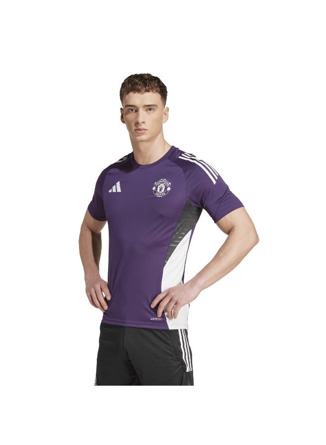 Adidas Mufc Tr Jsy Purple Football Jerseys For Men XS - Image 3
