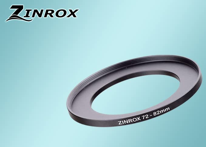 ZINROX® 72-82mm Step Up Lens Filter Adapter Ring, Set of 1 Piece - Size : 72mm to 82mm Stepping Ring - Image 2