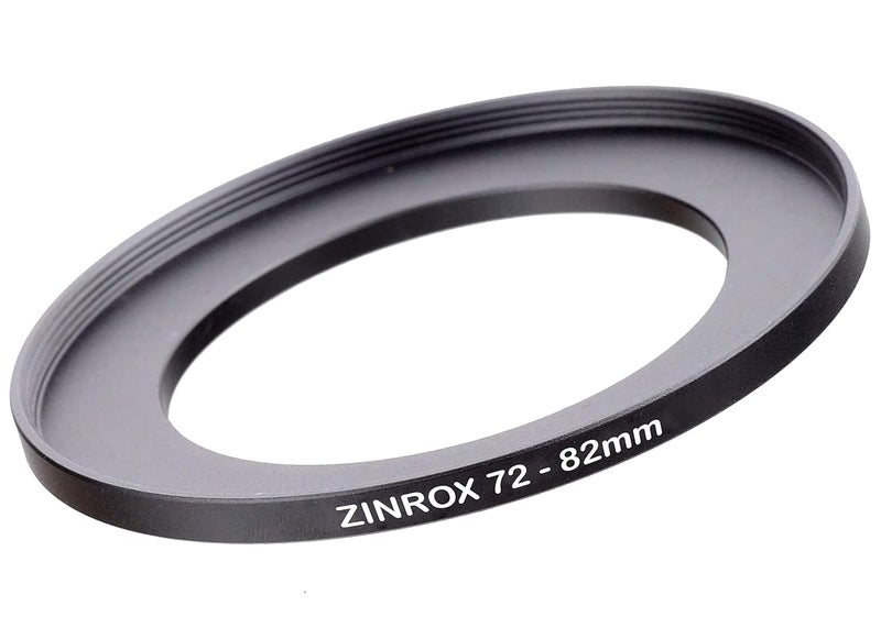 ZINROX® 72-82mm Step Up Lens Filter Adapter Ring, Set of 1 Piece - Size : 72mm to 82mm Stepping Ring - Image 1