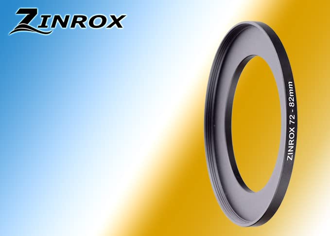 ZINROX® 72-82mm Step Up Lens Filter Adapter Ring, Set of 1 Piece - Size : 72mm to 82mm Stepping Ring - Image 3