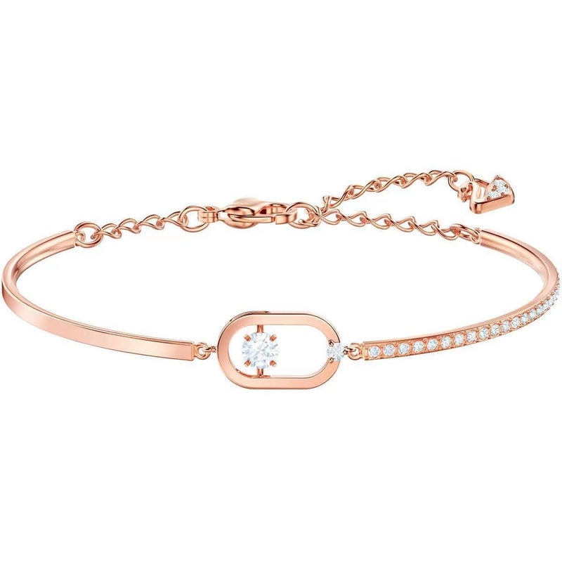 J.Rosée Fashion Jewelry Swarovski Elements Crystal Rose Gold Plated Bracelet for Women Gift Packing JR-1254 - Image 1