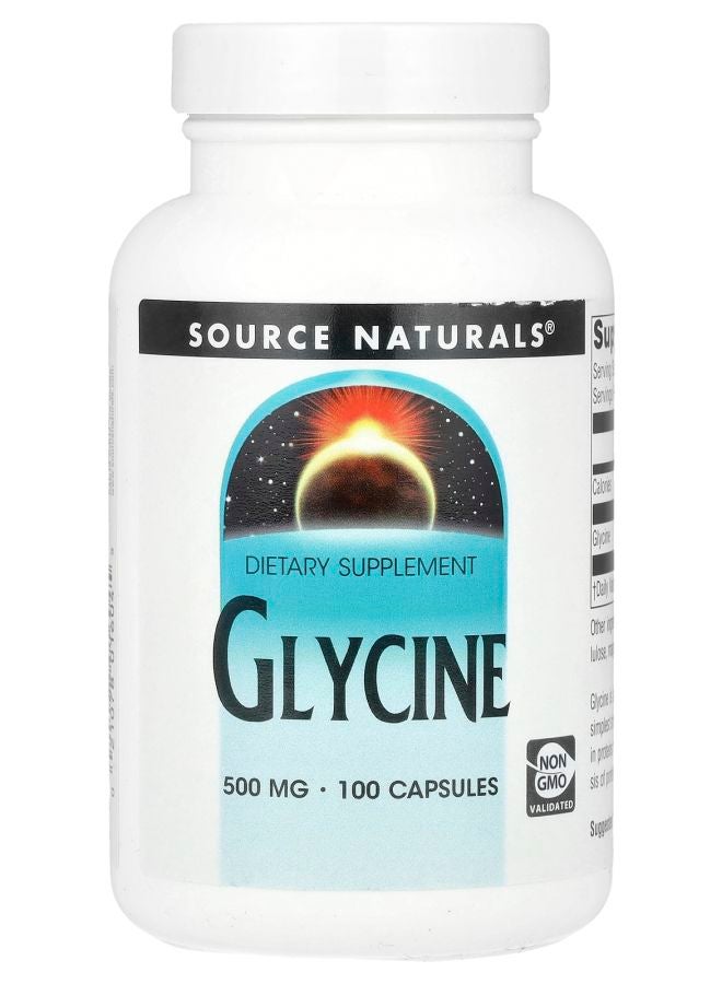 غليسين 1000 ملغ 100 كبسولة (500 ملغ لكل كبسولة)
