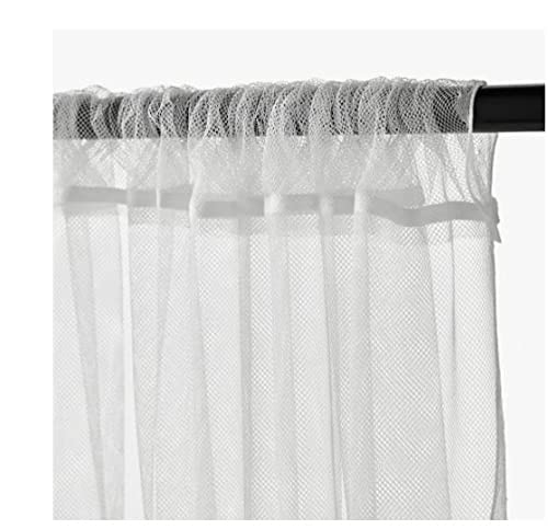 ArtRIght Decoration tulle white net Curtain cloth backdrop and LED Fairy Lights Combo for birthdays christmas anniversary baby shower photo shoot wedding party stage background ceremony