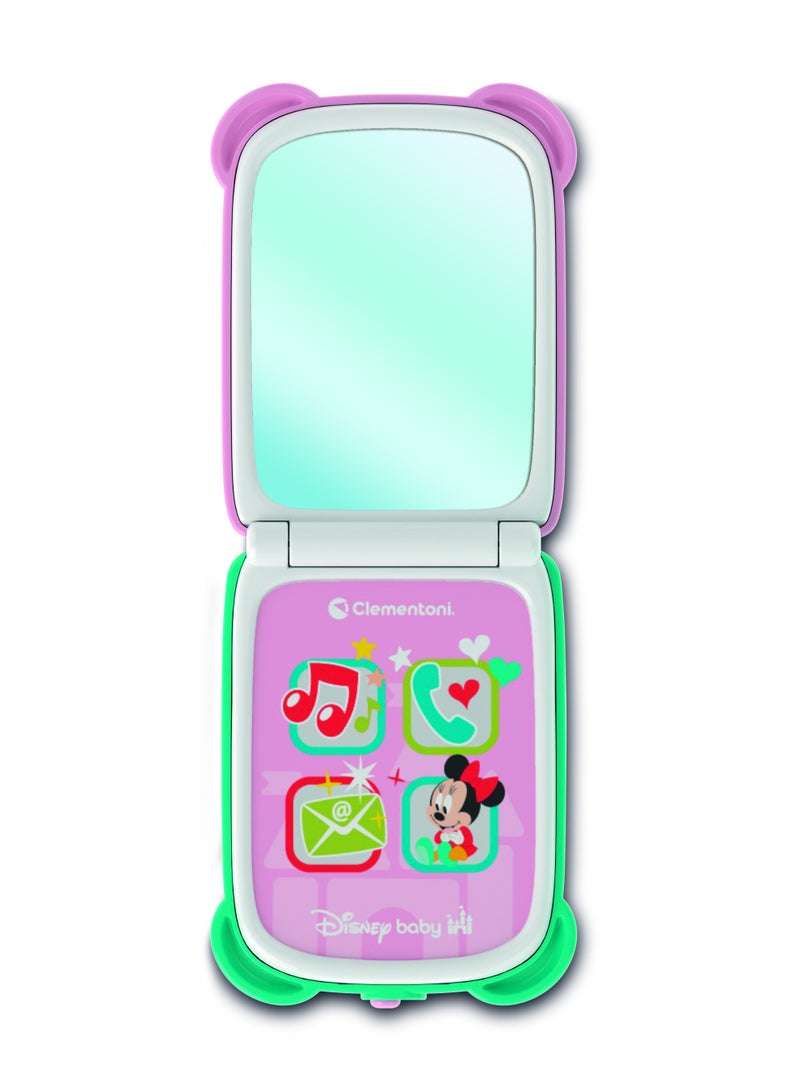 Disney Baby Minnie Mouse Interactive Flip Phone, Battery Operated | Musical Toy | Interactive Toy | Educational Toy | Early Learning Toy | Helps with Motor Skill Development| Perfect Gift for Baby and Toddler - Image 3