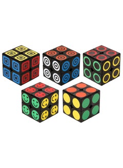 Home Smart Mini Magic Cube Party Favors Set of 5 PCs with Different design Rotate Dots Easy to Learn Educational Logic Game For Kids Birthday Gift Boys and Girls  - Image 1