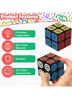 Home Smart Mini Magic Cube Party Favors Set of 5 PCs with Different design Rotate Dots Easy to Learn Educational Logic Game For Kids Birthday Gift Boys and Girls  - Image 2