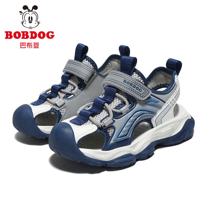 Babu Bean Boys Toe Sandals 2025 Summer Soft Sole Non-Slip Sports Open Toe Girls' Beach Shoes - Image 1