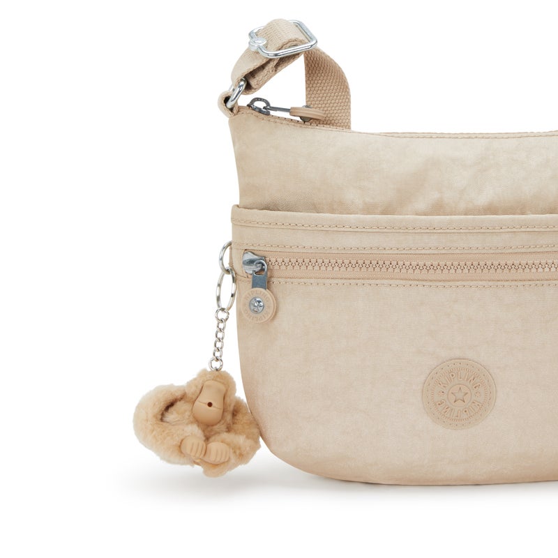 kipling Arto S Sparkled Beige Small Crossbody - Image 4
