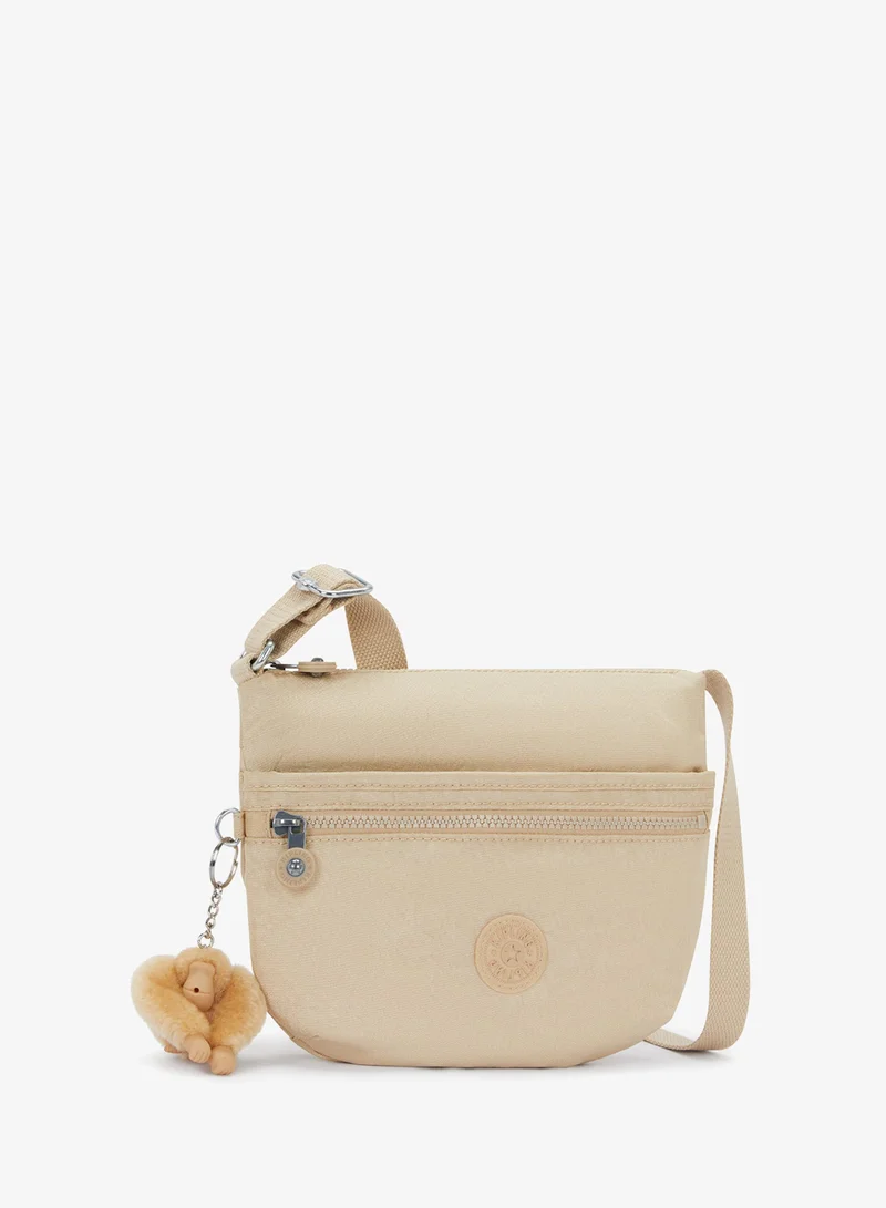 Kipling  Arto S Sparkled Beige Small Crossbody for Women | Best Price UAE