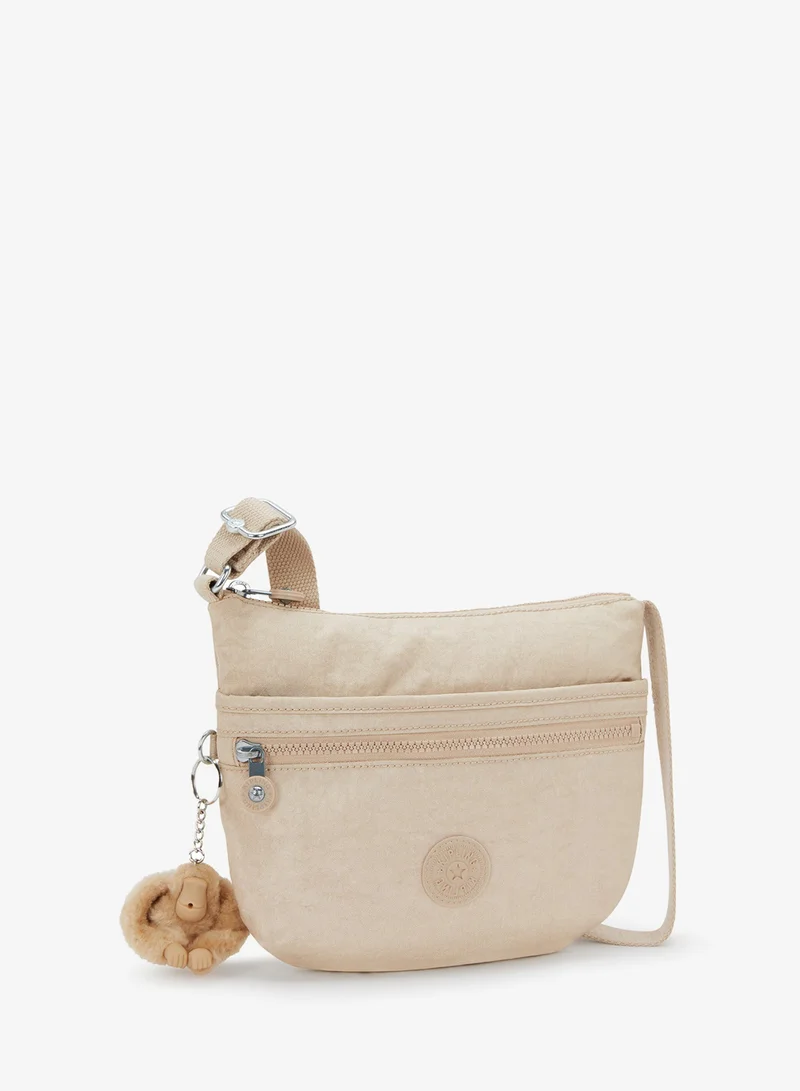 Kipling  Arto S Sparkled Beige Small Crossbody for Women | Best Price UAE