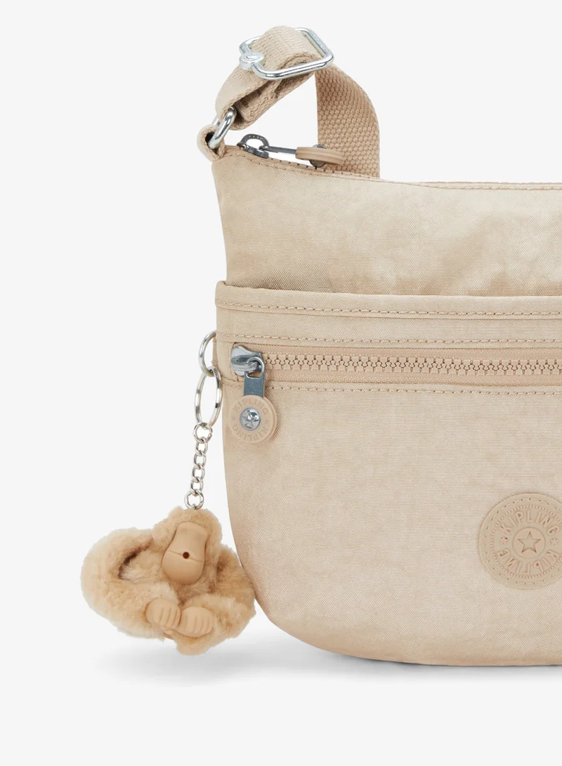 Kipling  Arto S Sparkled Beige Small Crossbody for Women | Best Price UAE
