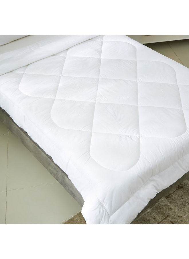 Home Box Ballina 2-Piece Solid Cotton Twin Comforter Set 220 x 160 cm  - Image 3