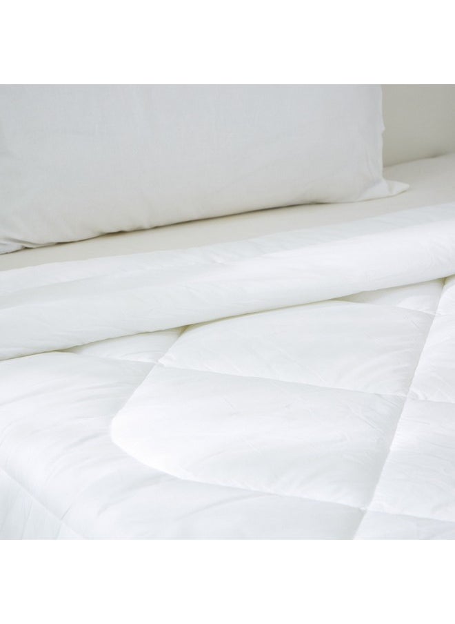 Home Box Ballina 2-Piece Solid Cotton Twin Comforter Set 220 x 160 cm  - Image 4