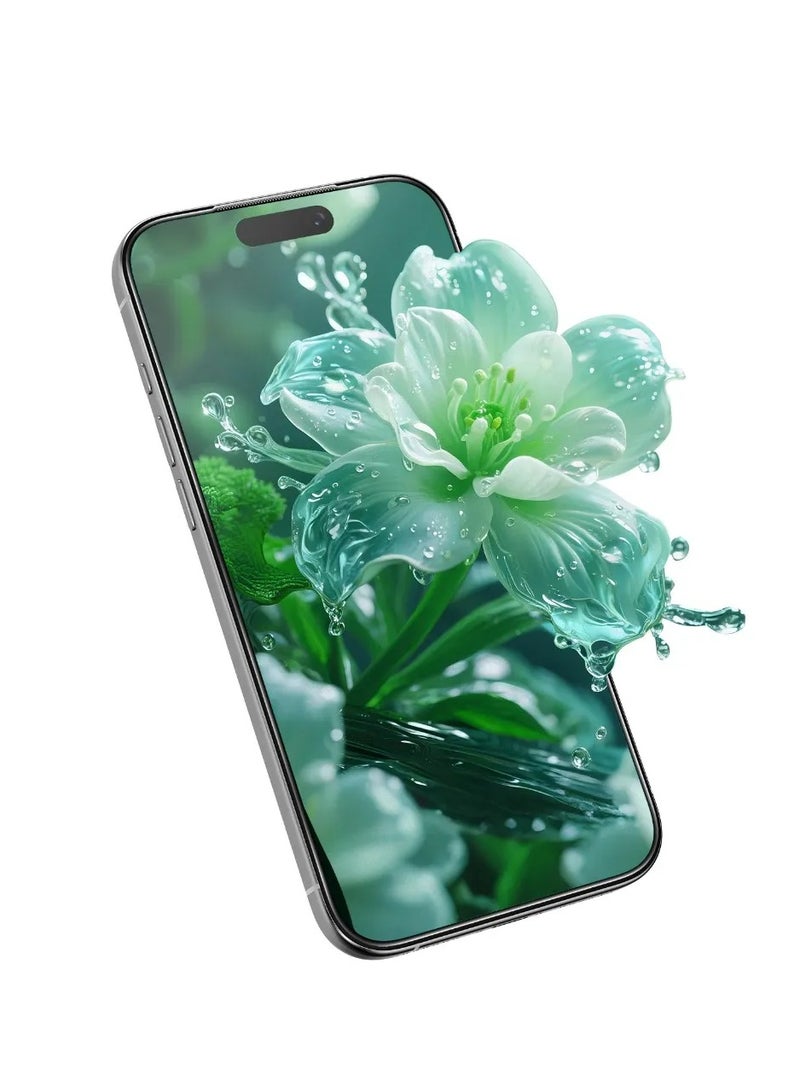 Green Lion 9H Steve Matte Privacy Anti-Peeping Dull Glass iPhone 17 Pro / Bubble Free / Blocked Side Viewing / Grease Resistance / Highly Responsive - Black Edge/Privacy - Image 5