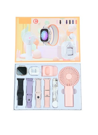 6 in 1 Ultra Watch D96 PLUS Smart Watch and Earphone with 3 Additional Replacement Strap and 1 Fan - pzsku/Z1B2183B00CA4AF48D098Z/45/_/1723015229/c0dbb17c-bd3c-437d-b347-1ec30d69fb35
