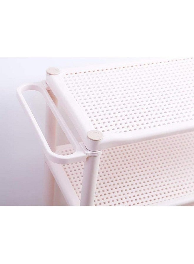 HOME CUBE 3 Layer Plastic Shoe Rack For Home Chappal Stand With Umbrella Holder Multi-Purpose Shelf Shoe Stand For Living Room Home & Office, Adjustable Plastic Shoe Rack Storage., 71X29X58 Cm - Image 3