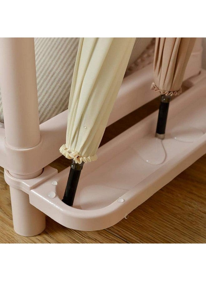 HOME CUBE 3 Layer Plastic Shoe Rack For Home Chappal Stand With Umbrella Holder Multi-Purpose Shelf Shoe Stand For Living Room Home & Office, Adjustable Plastic Shoe Rack Storage., 71X29X58 Cm - Image 4