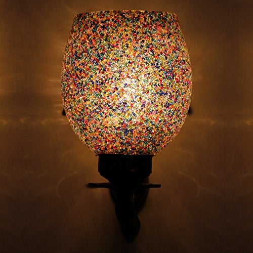 earthenmetal Handcrafted Colourful Wall lamp - Image 1