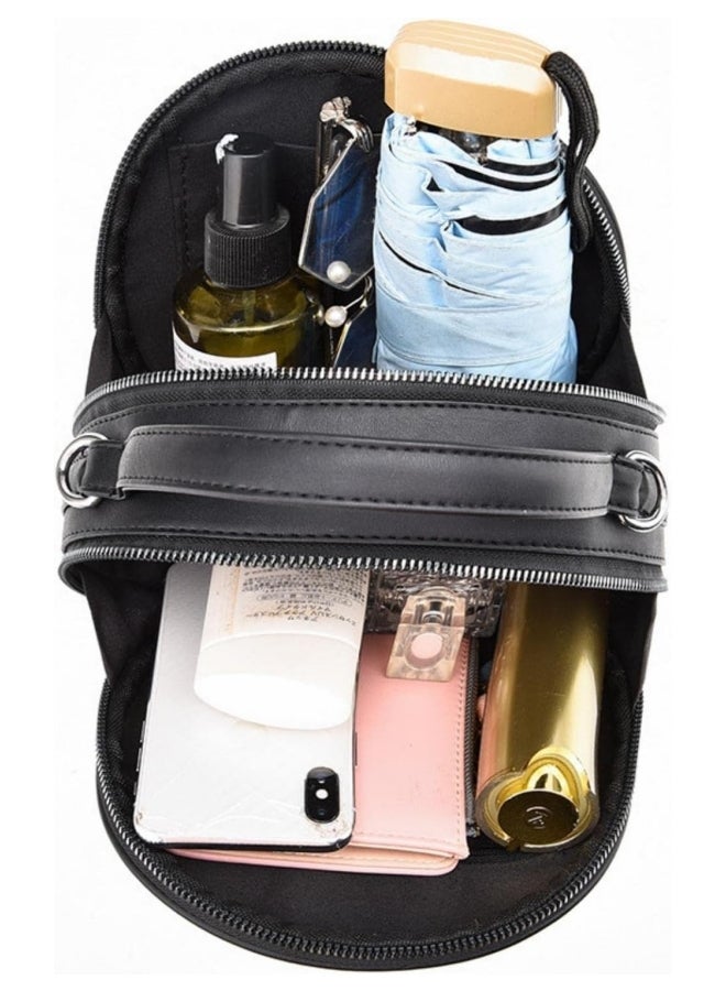 Women's Tassel Crossbody Bag, Ladies PU Leather Shoulder Bag Sling Bag Side Bag, Daily Commuter Handbag Tote Bags Clutch Bag Carrying Bag Gift Bag Small Bag for Girls and College Students - Image 4