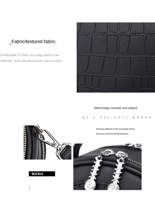 Women's Tassel Crossbody Bag, Ladies PU Leather Shoulder Bag Sling Bag Side Bag, Daily Commuter Handbag Tote Bags Clutch Bag Carrying Bag Gift Bag Small Bag for Girls and College Students - Image 5