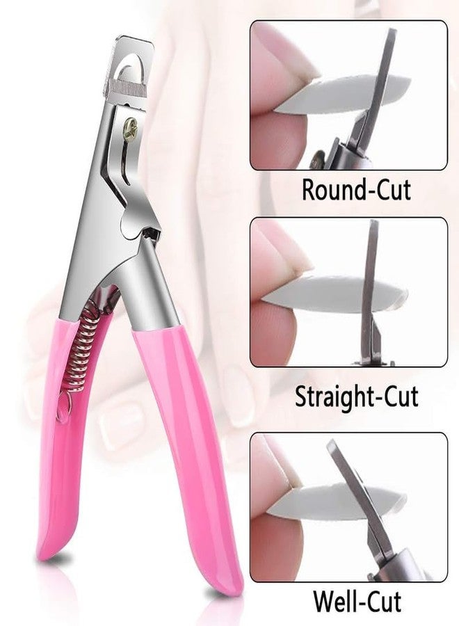 RECTYO GALLERY 200PCS Square Nail Tips and Glue, Clear Natural False Acrylic Nail Tips, Half Cover 10 Sizes French Artificial Nail Tips Manicure with Nail Clipper, Nail Files and Glue for Dip Powder - Image 5