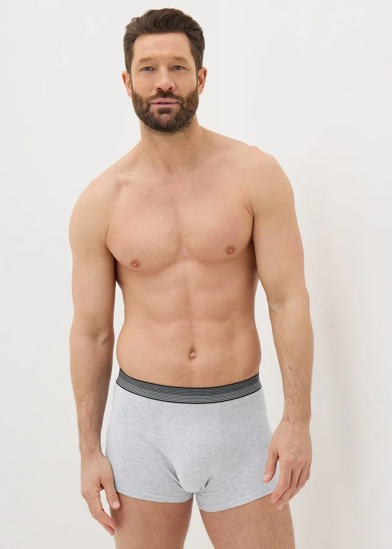 Matalan 5 Pack Grey Hipsters