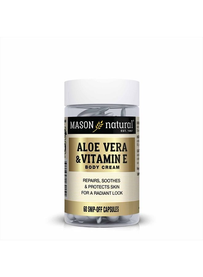 Mason Natural Mason Natural Aloe Vera & Vitamin E Hydration Skin Therapy Snipp-off Capsules, 60 Count 