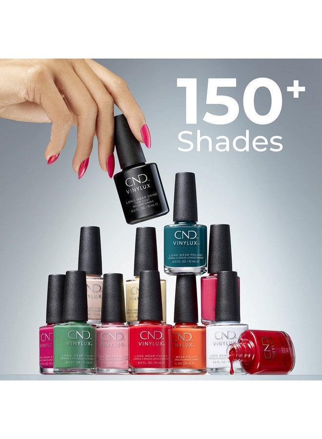 سي إن دي طلاء أظافر فينيلوكس طويل الأمد مقاوم للتقشير، لون 365 بوردو بيب، 0.5 أونصة سائلة (عبوة من قطعة واحدة) - Image 4