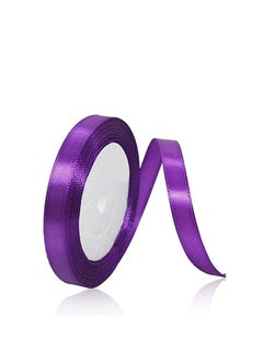 MARKQ Violet Satin Ribbon 12mm x 25yd Fabric Polyester Ribbon for Gift Wrapping, Party Favors Wedding Decorations Bow Making Bouquets Sewing Projects & Craft Supplies  - Image 1