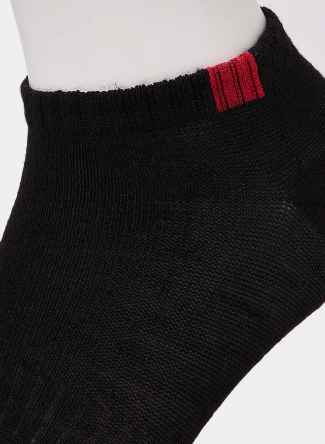 ستايلي Pack of 5 Contrast Accent Ankle Socks