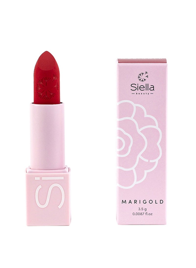Siella Beauty Marigold Flower Power Matte Lipstick,Upto 10hr Long Lasting Lipstick, Made In Italy  - Image 2