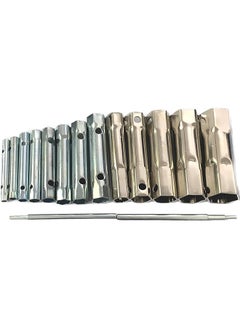 promass 15Pcs Plumber Back Nut Tap Spark plug Spanner Duel-ended Wrench Socket Set 6-37mm