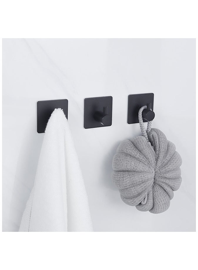 4-Piece Stainless Steel hook Strong Self Adhesive Holders Bathroom Waterproof Sling for Bedroom,Office and Wardrobe  - Image 3