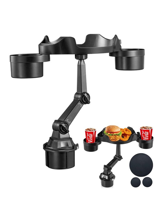 Car Rack,Put Mobile Phone Wallet Key Snacks, Etc,Car Dinner Plate With Water Cup Slot, Car-Specific Car Bracket, 360Degree Rotation, Free Aadjustment - Image 1
