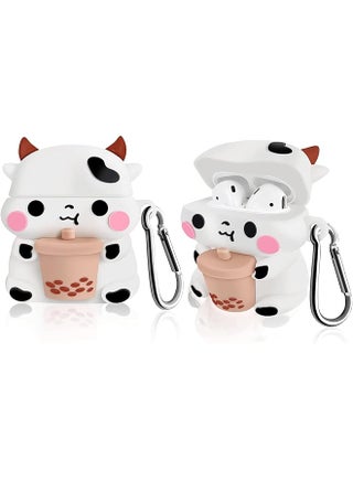 Cute Wireless Earphone Case Airpods 3 Case With Keychain Boba Tea Cow Funny 3D Cartoon Animal Case Soft Pvc Fun Protection Shockproof Charging Case Earphone Cover - pzsku/Z1B222BA4AAF521B857C9Z/45/_/1740929427/1f6b7e5c-c8b9-40b0-99d5-d95e66aa3251