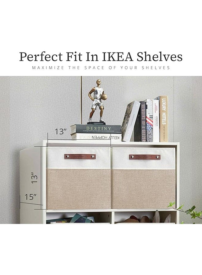 Storage Box, Foldable Wardrobe Clothes Organizer,Large Capacity Fabric Storage Box with Handles ,Multifunctional Underwear Socks Storage Box,Dustproof Drawer Organizers Box, Wardrobe Clothes Organizers Bins,Stackable Organizing Bins for Clothes, Jeans,Toys, Books,Office,Perfect for Closets and Shelves - Image 4