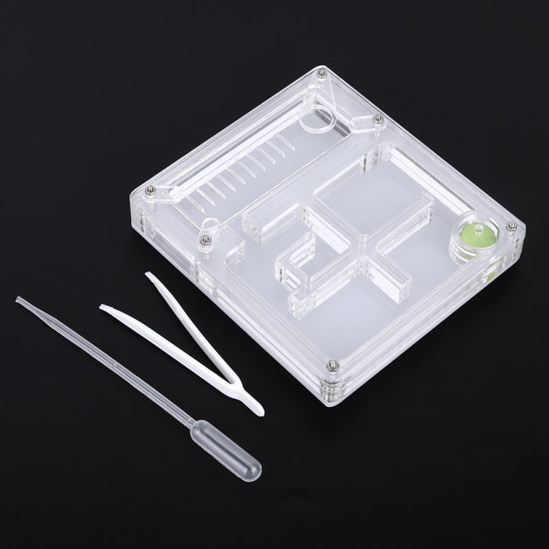 Acrylic Formicarium: Lightweight Compact Size - Transparent Clear View Ant Breeding Nest for Ant Behavior Observation, Kids Science Education - Image 5