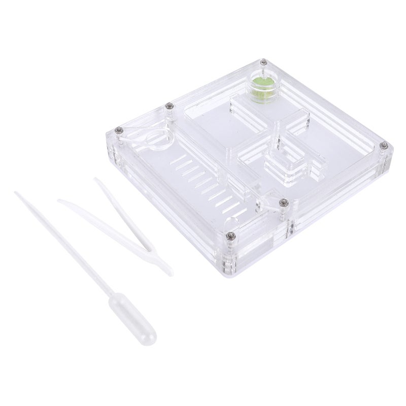 Acrylic Formicarium: Lightweight Compact Size - Transparent Clear View Ant Breeding Nest for Ant Behavior Observation, Kids Science Education - Image 1