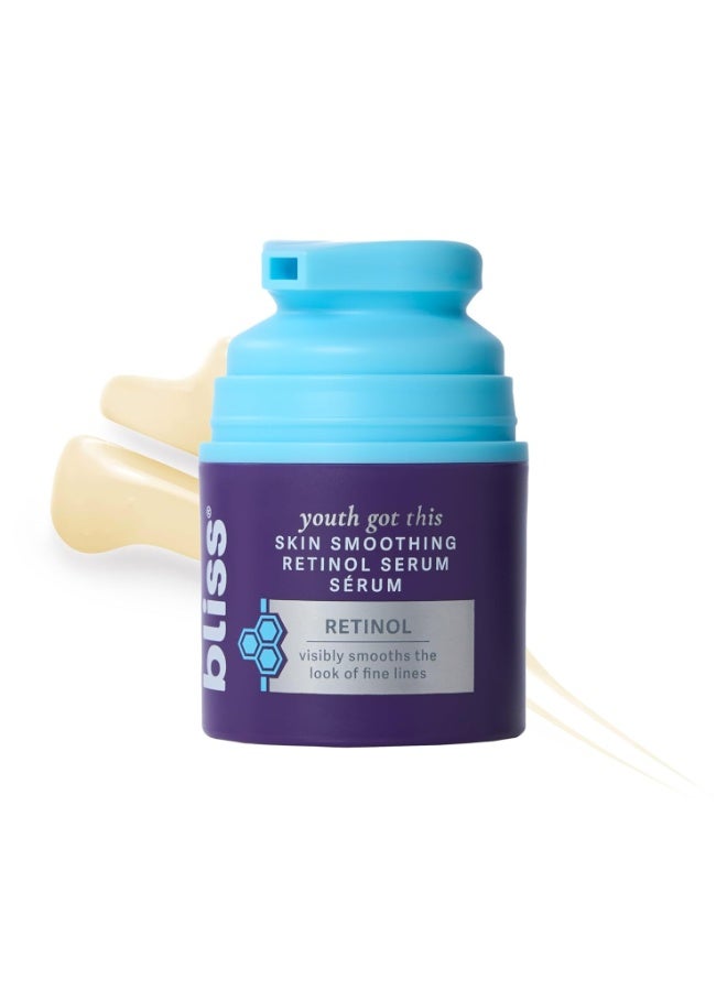BLISS Bliss Youth Got This Retinol Serum | Advanced Anti-Aging Formula | Reduces Fine Lines & Wrinkles | Dermatologist-Tested | Clinically Proven Results | Fragrance-Free & Vegan | 0.67 Fl Oz | - Image 2