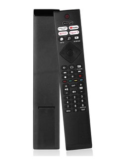 Replacement Remote Control Compatible with Ambilight Smart TV – Universal Remote for 4K UHD LED Smart TVs – Plug & Play, No Setup Required, Long-Range IR Signal, Durable Design, Responsive Buttons, Ideal for Home Entertainment or Guest Use