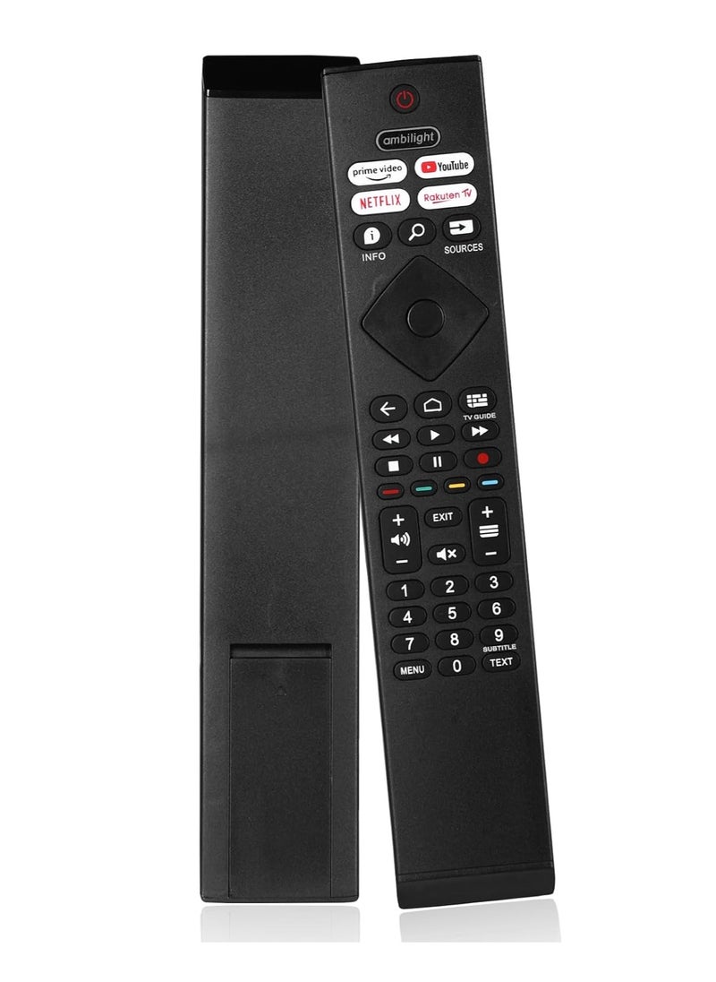 TIGER - Replacement Remote Control Compatible with Ambilight Smart TV – Universal Remote for 4K UHD LED Smart TVs – Plug & Play, No Setup Required, Long-Range IR Signal, Durable Design, Responsive Buttons, Ideal for Home Entertainment or Guest Use - Image 1