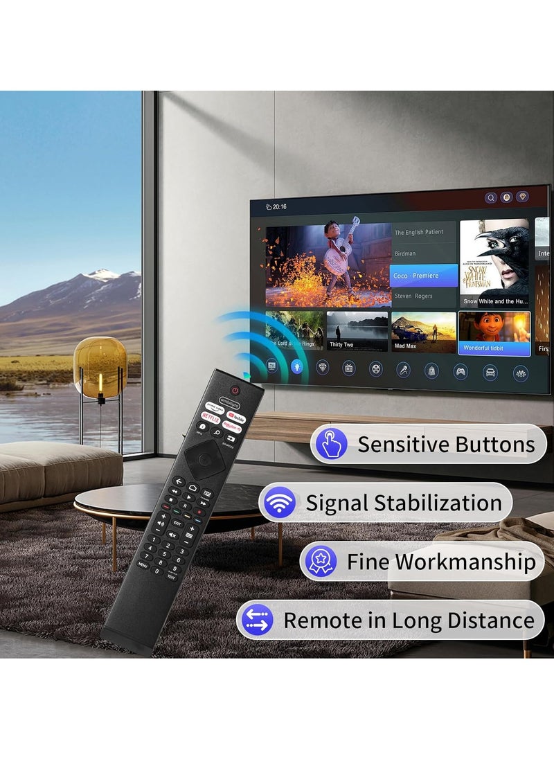 TIGER - Replacement Remote Control Compatible with Ambilight Smart TV – Universal Remote for 4K UHD LED Smart TVs – Plug & Play, No Setup Required, Long-Range IR Signal, Durable Design, Responsive Buttons, Ideal for Home Entertainment or Guest Use - Image 1