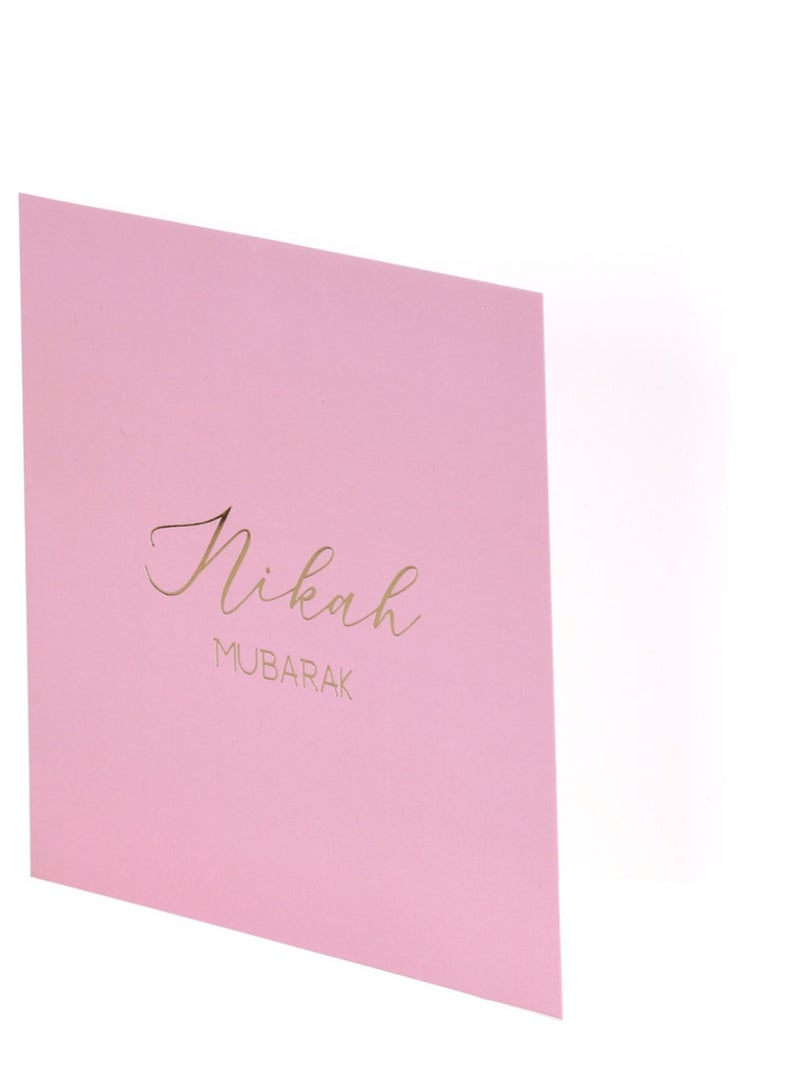 Peacock Supplies Luxury Foiled Greeting Card Nikah Mubarak - Image 3