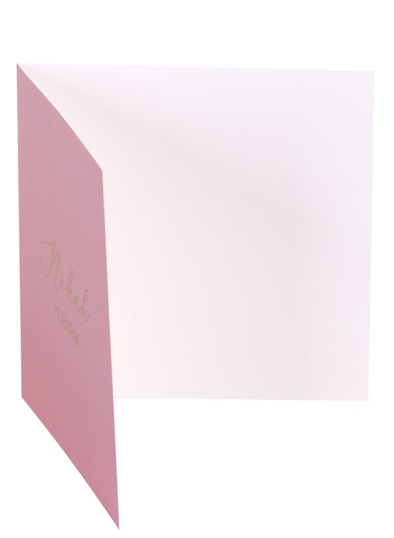 Peacock Supplies Luxury Foiled Greeting Card Nikah Mubarak - Image 5
